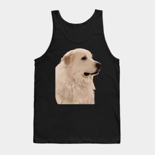 Great White Pyrenees Dog Tank Top